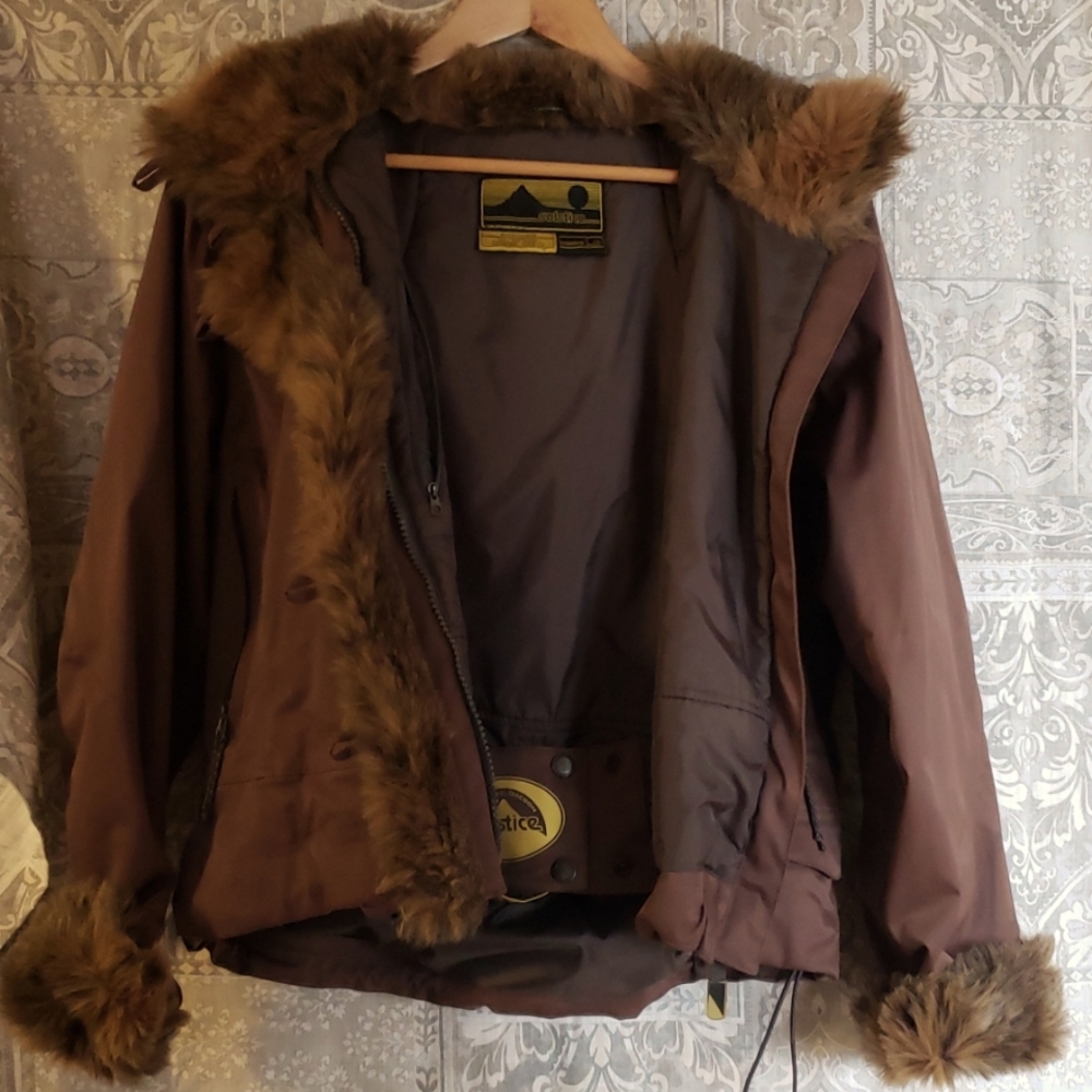 🔥❄PRE~LOVED SOLSTICE BROWN SKI JACKET